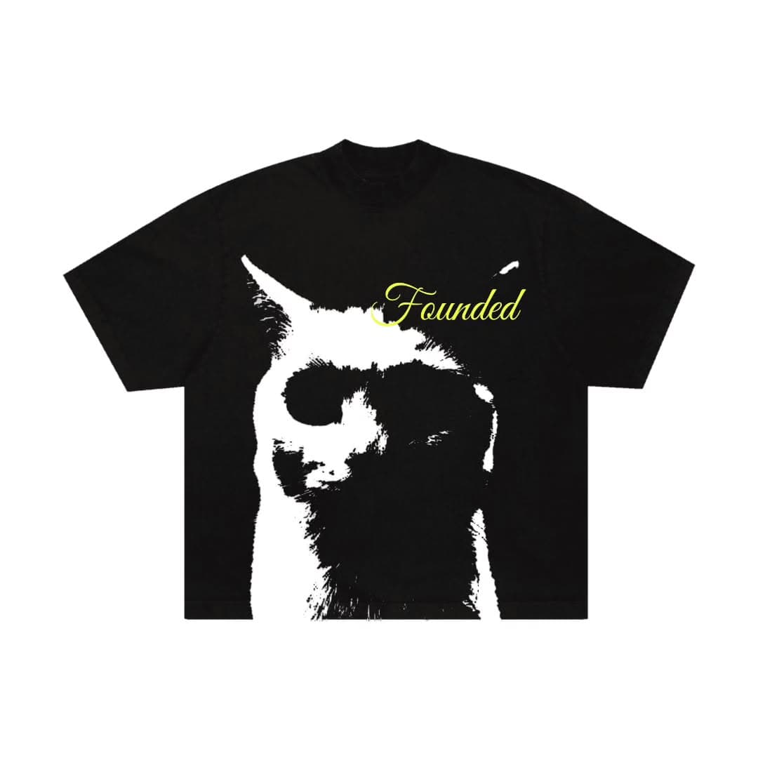 Cat Boxy Tee